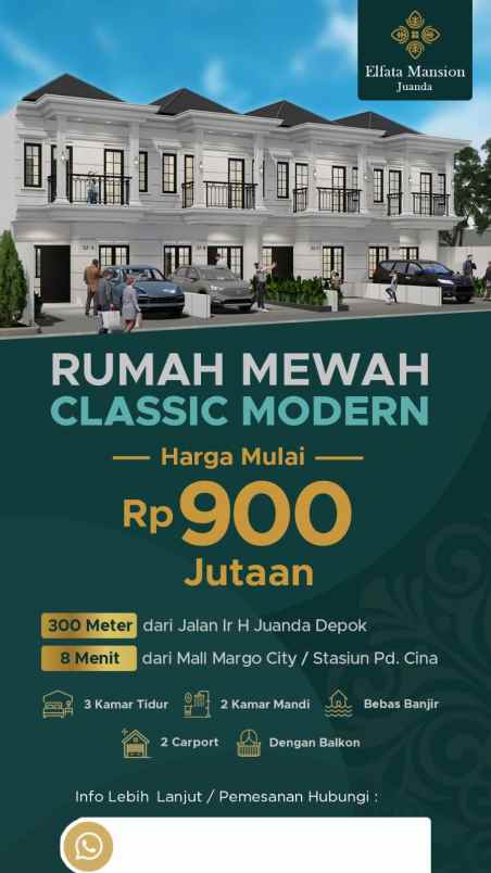 elfata mansion juand konsep hunian klasik modern denga