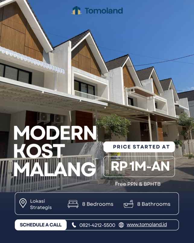 hub jual kost malang dekat kampus strategis