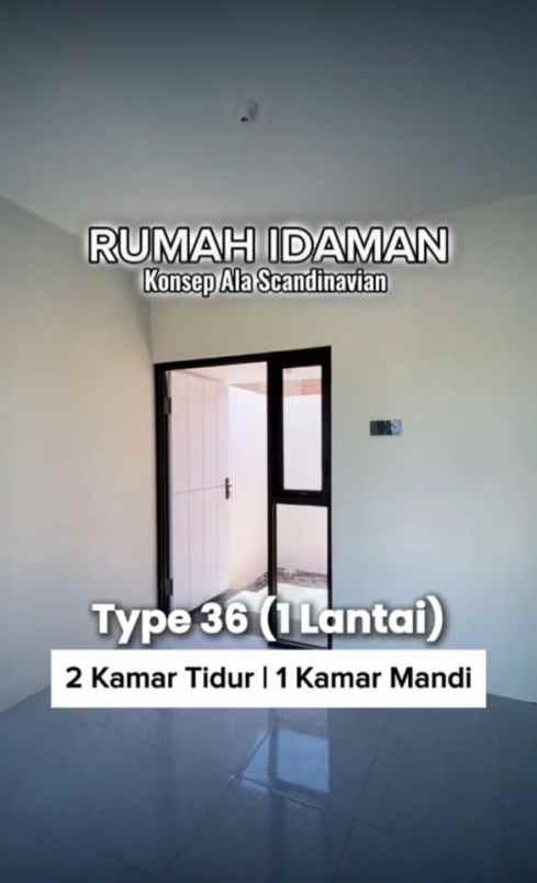 hunian modern konsep scandinavian di karangploso