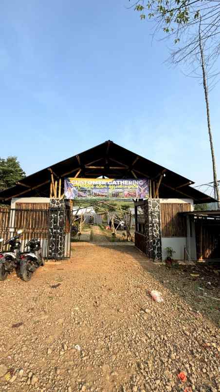 jual tanah 650 ribu per meter dalam area wisata bogor