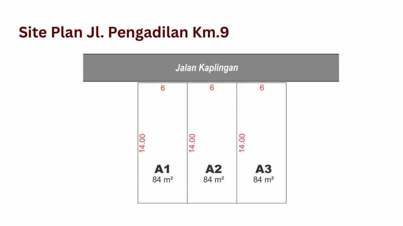 kavling shm jl pancasila dekat jalan utama