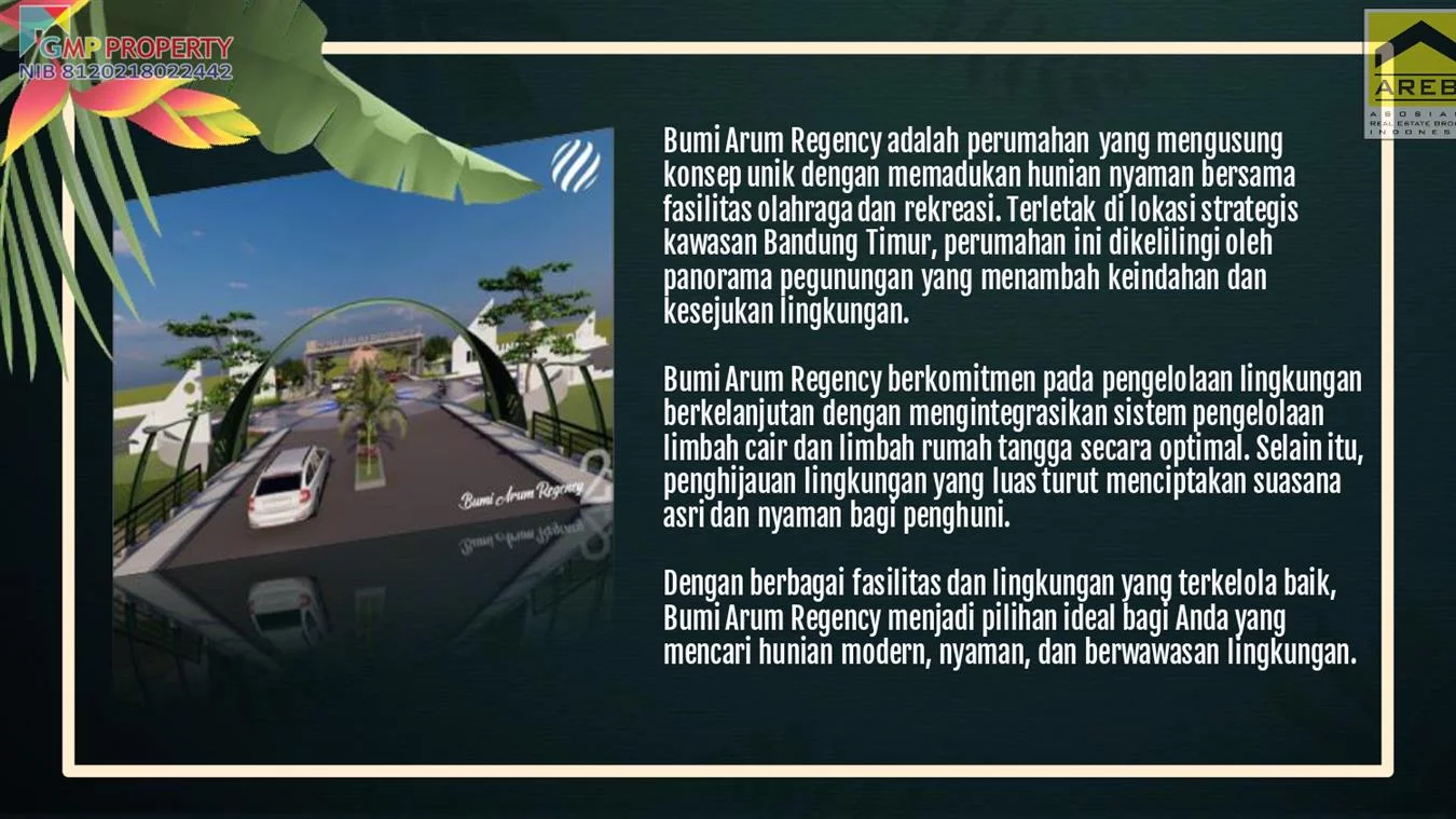 perumahan bumi arum regency tahap 2 di bandung timur