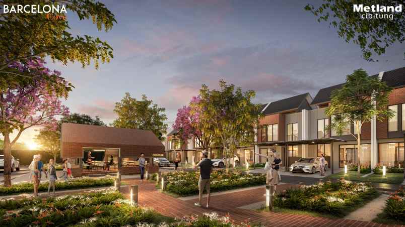 perumahan metland cibitung cluster barcelona