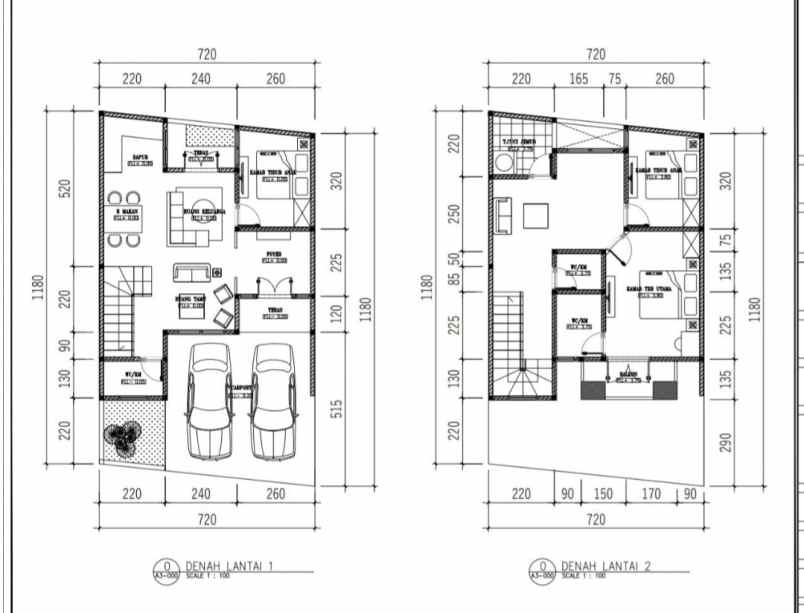 rumah 2 lantai dalam cluster di kemang sukmajaya depok