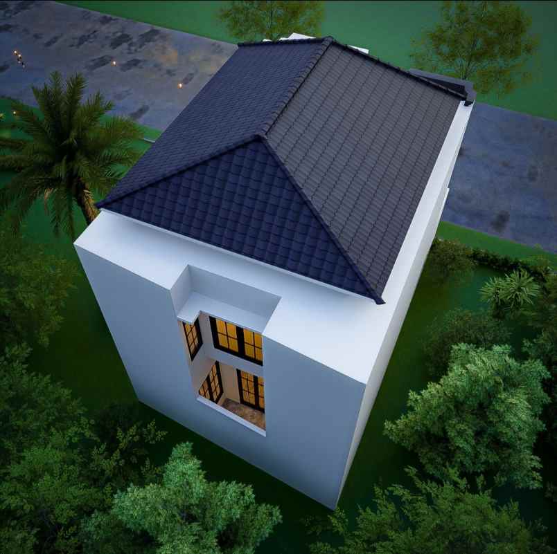 rumah 2 lantai dalam cluster di kemang sukmajaya depok