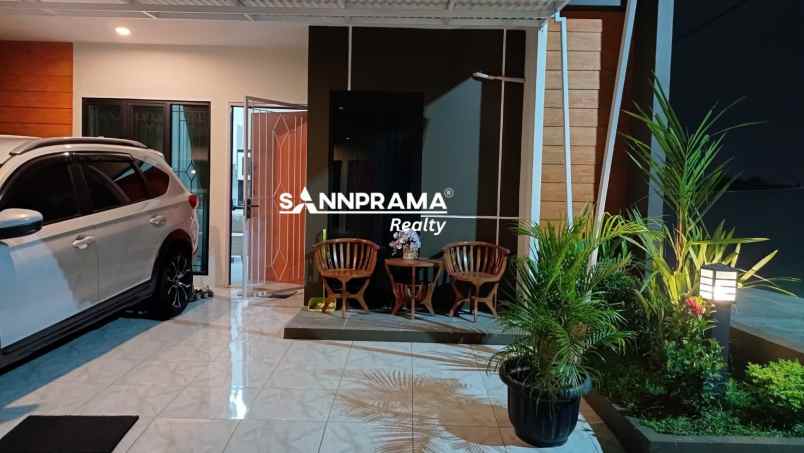 rumah apik siap huni dalam cluster di bedahan sawangan
