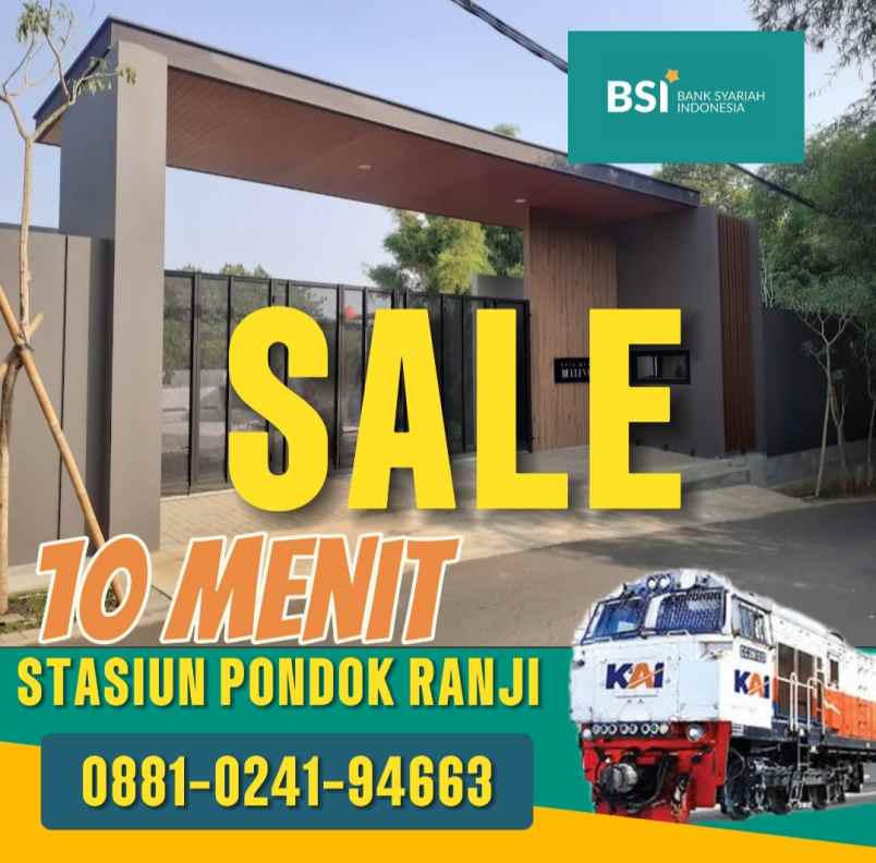 rumah cantik dekat mcd ceger bintaro