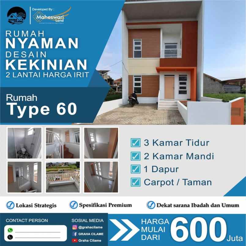 rumah cilame jl h gofur cimahi