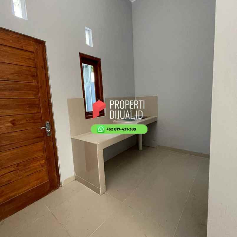 rumah dijual moyudan sleman 2 kamar siap huni