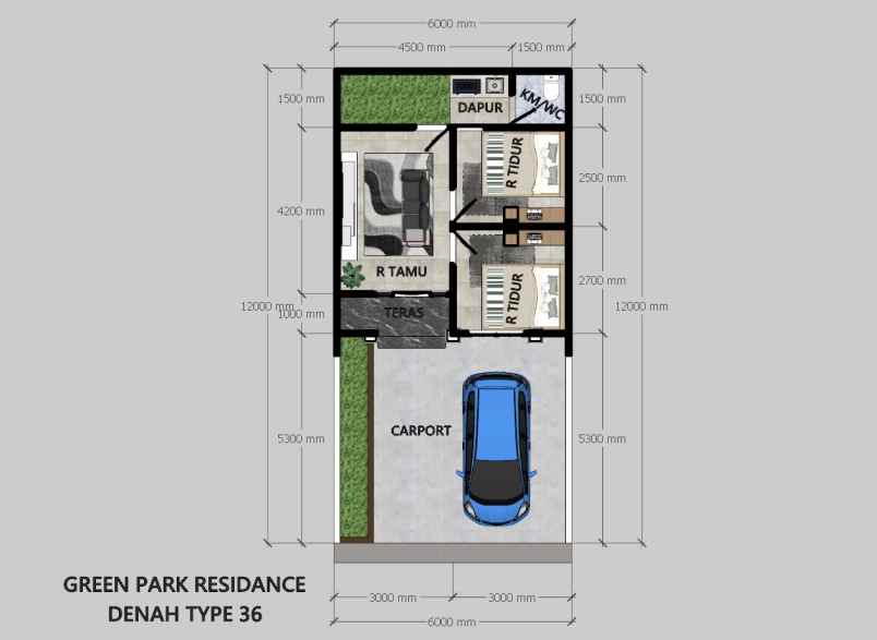 rumah eksklusif di kawasan wisata bersejarah prambanan