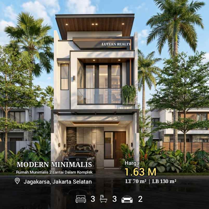 rumah jagakarsa minimalis dalam komplek