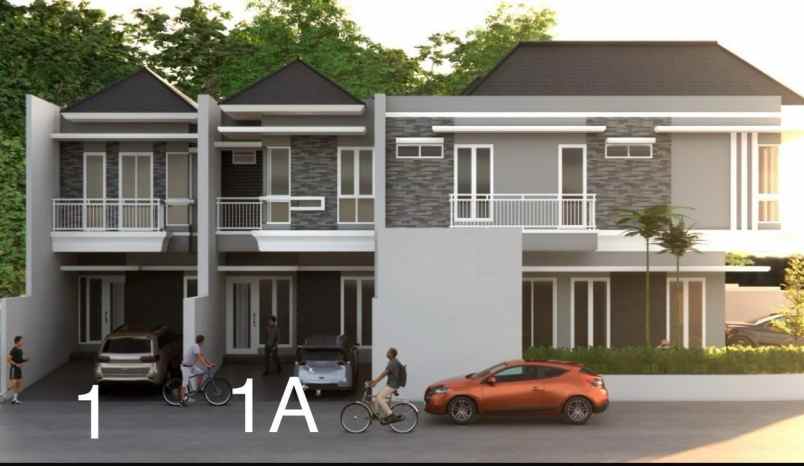 rumah jemursari selatan modern minimalis bebas banjir