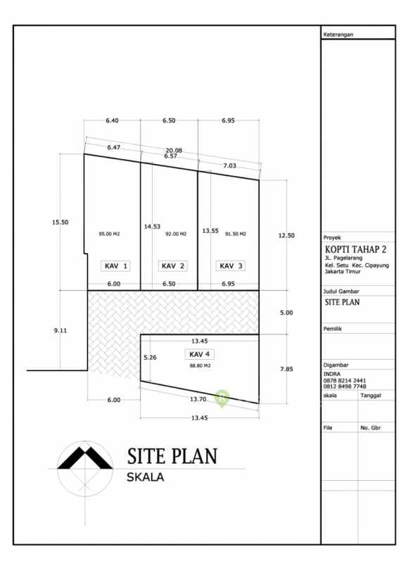 rumah jl pagelaran setu