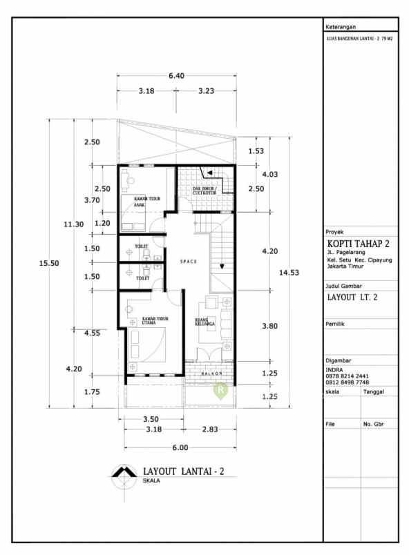 rumah jl pagelaran setu