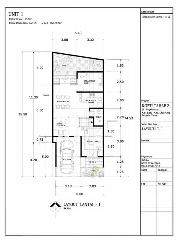 rumah jl pagelaran setu