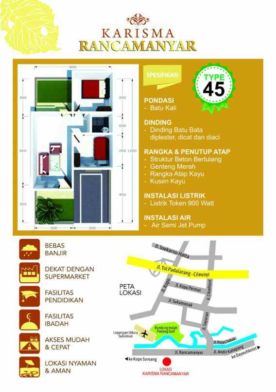 rumah jln cembul rancamanyar kab