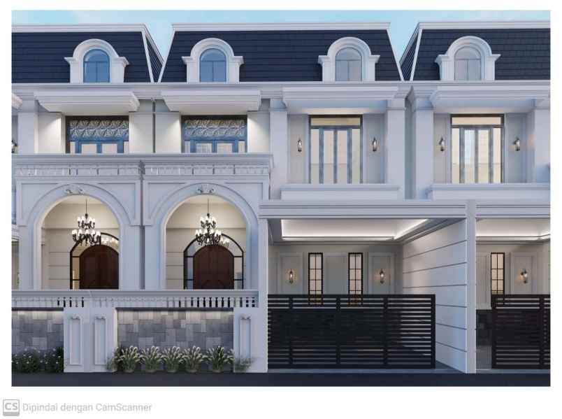 rumah mewah di villa istana bunga lobak