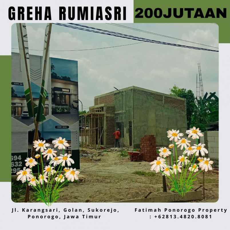 rumah minimalis syariah terbaru ponorogo