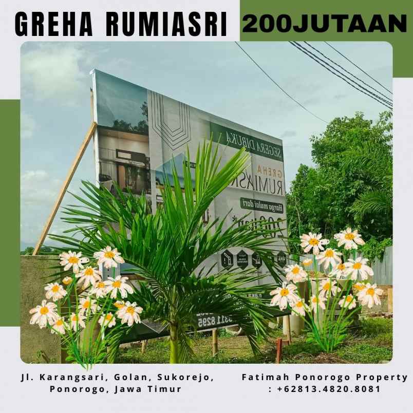 rumah minimalis syariah terbaru ponorogo