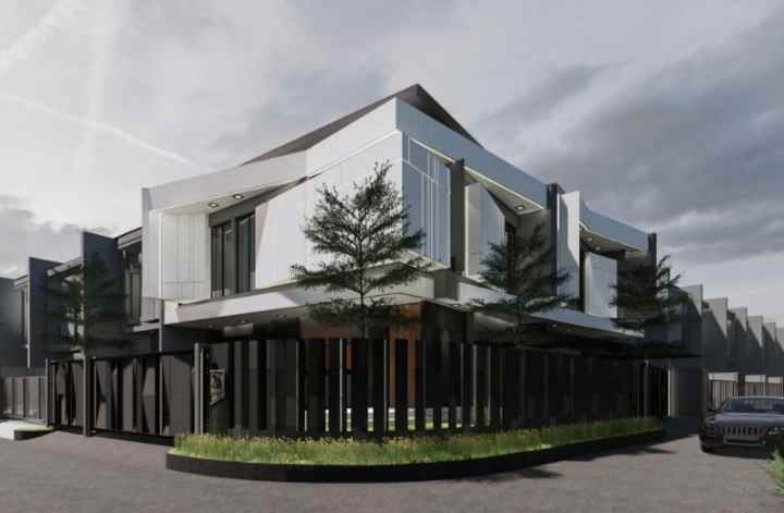 rumah modern minimalist manyar indah bonus furnish