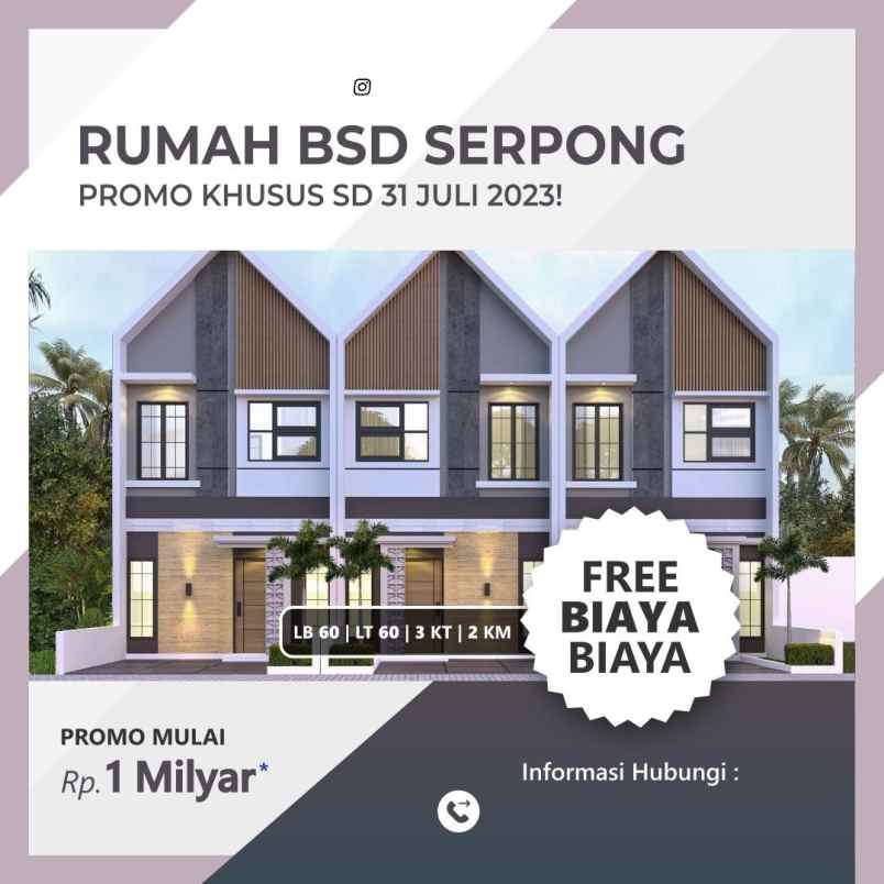 rumah murah berkah mewah di bsd serpong tangerang