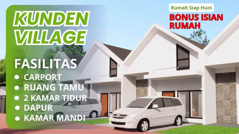 rumah murah gratis furniture