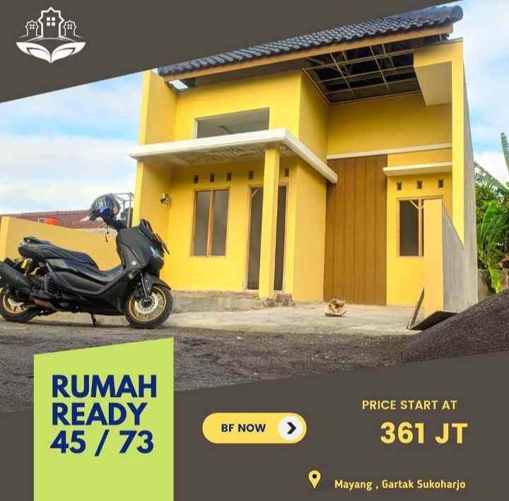 rumah siap huni mayang gatak sukoharjo