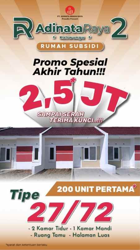 rumah subsidi adinata raya 2 kaliwungu