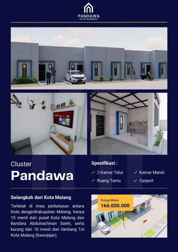 rumah subsidi dekat sawojajar cicilan cuma 1 jutaan