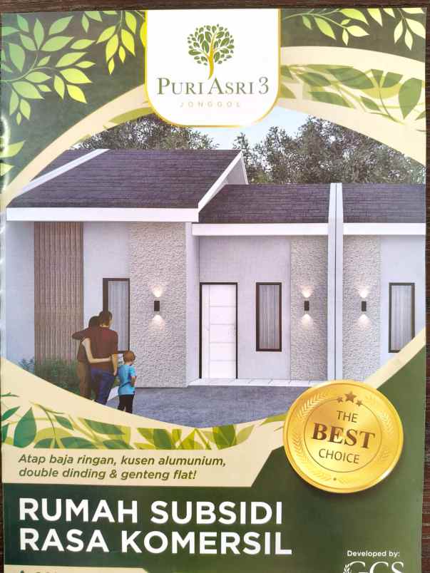 rumah subsidi model terbaru di puri asri 3 jonggol