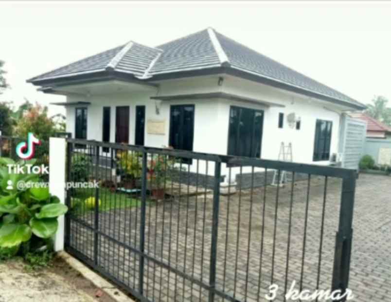 rumah villa megamendung cisarua bogor shm full furnish