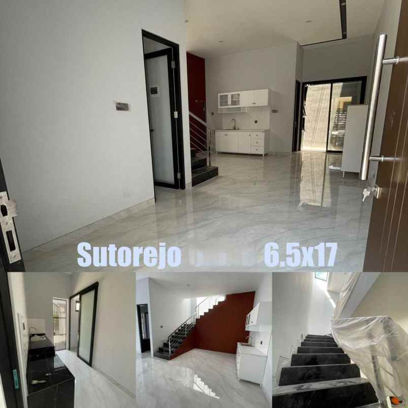 sutorejo 2 lantai row jalan 2 mobil carports 2 mobil