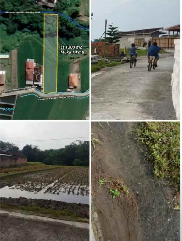 tanah area wisata air ponggok klaten