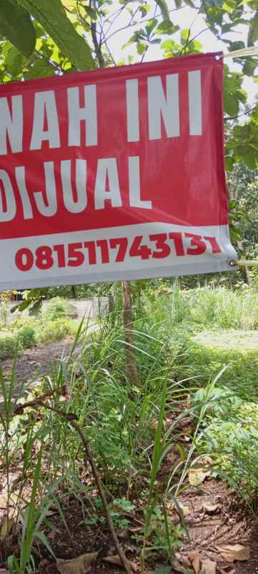 tanah dijual pinggir jalan lebar