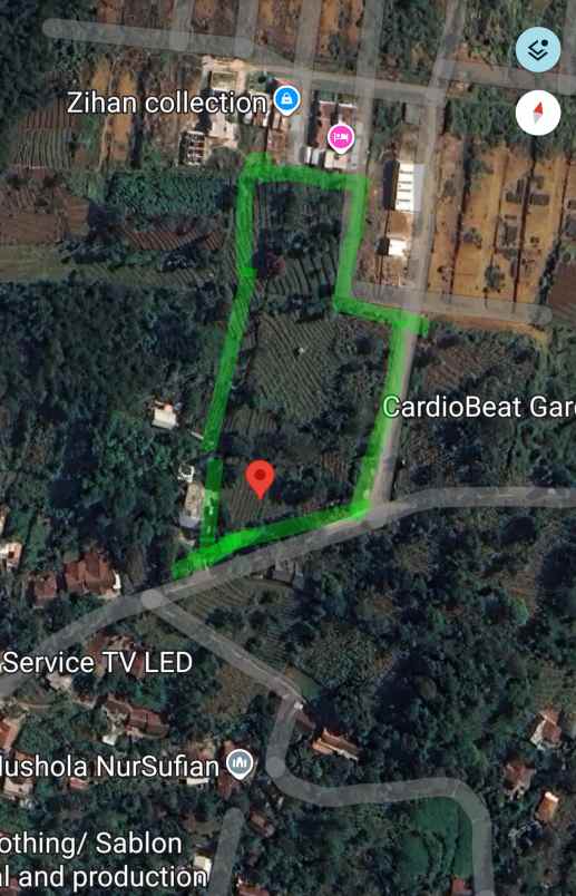 tanah istimewa pasir nanjung cimanggung kab sumedang