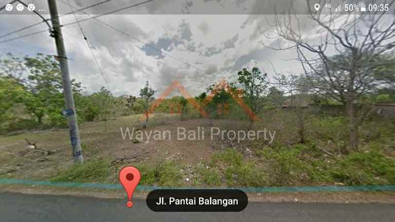 tanah jalan pantai balangan