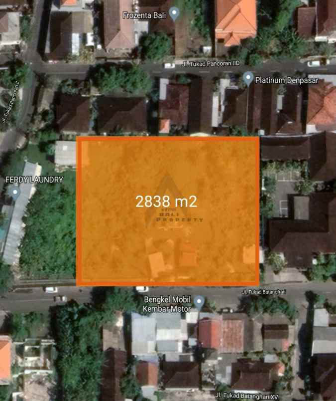 tanah jl tukad batanghari