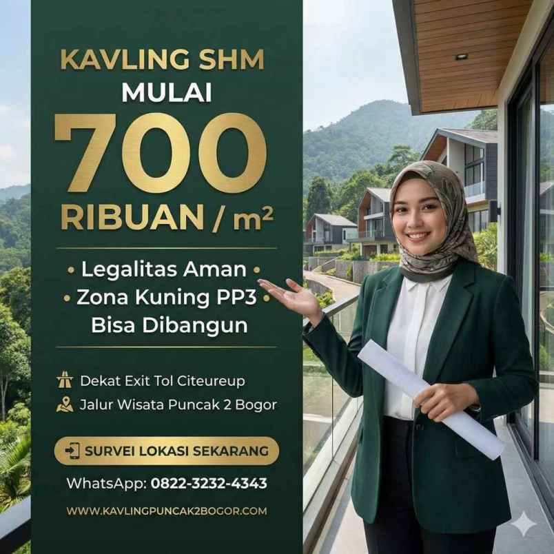 tanah kapling ter murah bogor