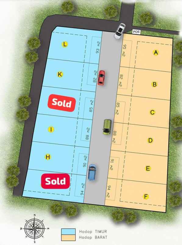 tanah kavling shm ragunan pasar minggu jakarta selatan