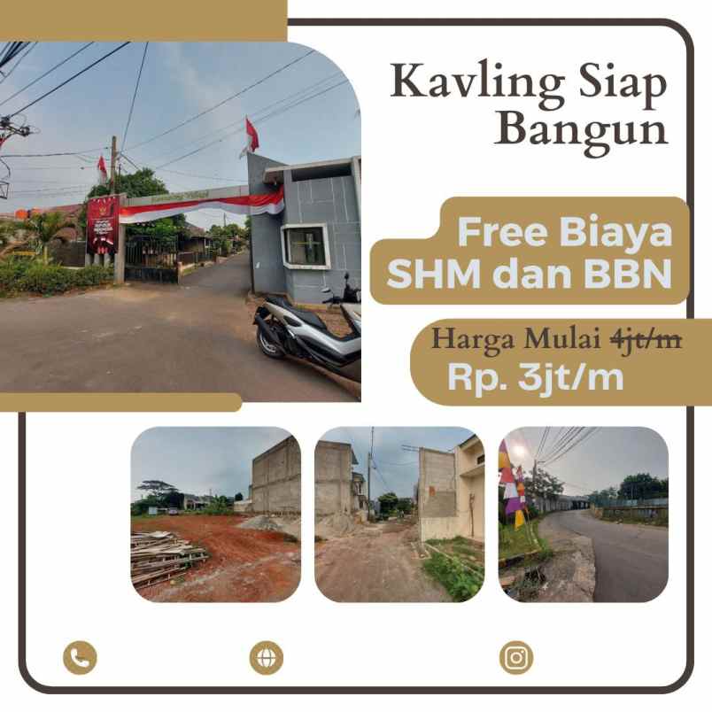tanah kavling siap bangun di pamulang