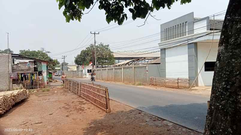 tanah komersil 7400 m2 setu bekasi