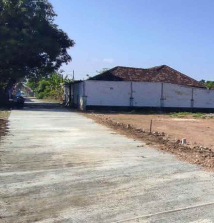 tanah strategis timur patung jamu bulakrejo sukoharjo