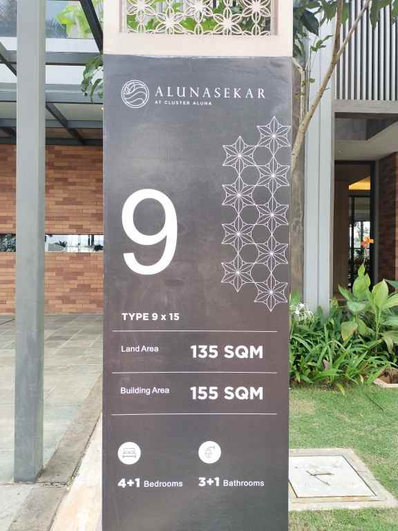 telaga kahuripan cluster aluna sekar type 9