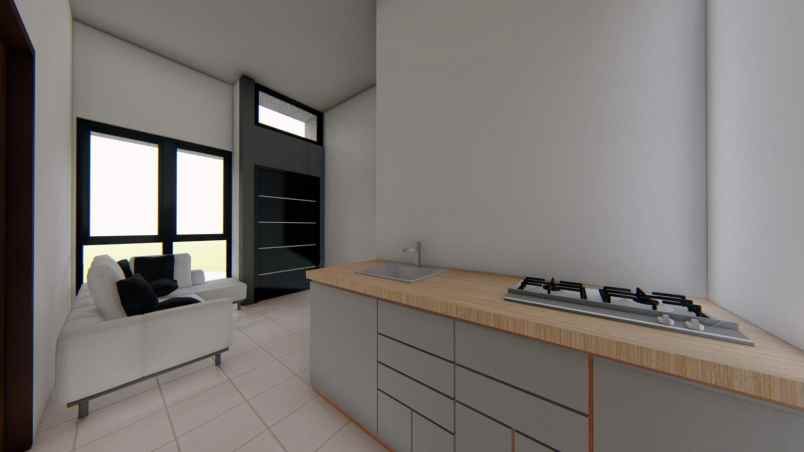 town house view gunung merbabu di magelang