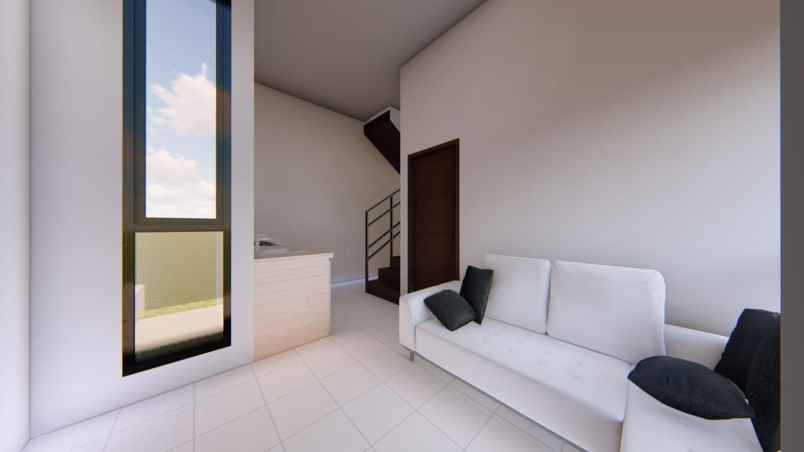 town house view gunung merbabu di magelang