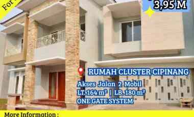 Dijual Hunian Eksklusif di Cipinang Type 164/180m2 Akses Jalan 2 Mobil