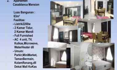 Dijual 1 Unit Apartemen Casablanca Mansion Lt.15