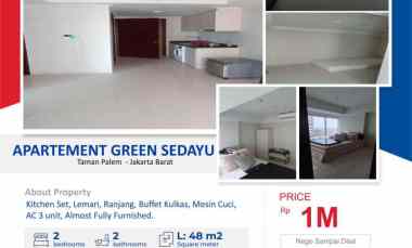 Dijual Cepat Apartemen Green Sedayu Taman Palem Jakarta
