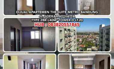 Dijual Apartemen The Suite Metro Bandung jl. Soekarno-hatta. Type 2br