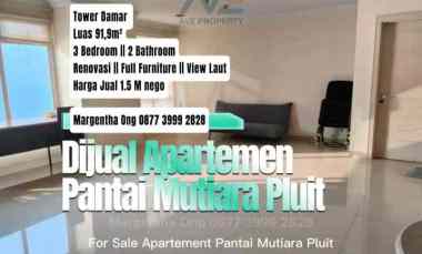 Apartemen Dijual di Pantai Mutiara, Pluit, Jakarta Utara
